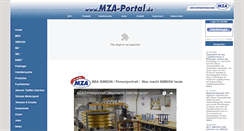 Desktop Screenshot of mza-bvf.de